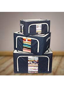 SGMSC SGMSC Cloth Storage Bag Cloth Organizer Box MultiColored  - Image 4