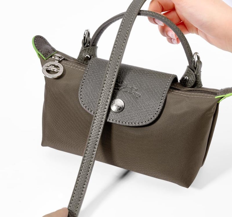 KOMHPS Purse Straps Replacement, Leather Handbag Crossbody Shoulder Strap Kit Adjustable for Mini Longcamp Tote Bag Women - Image 4