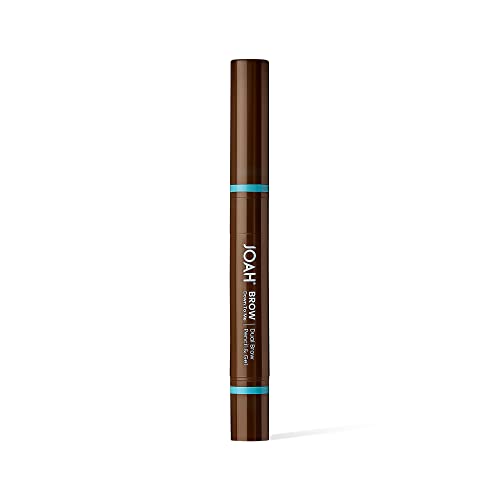 JOAH Brow Down To Me Dual Brow Pencil and Gel Triangular Tip Tinted Gel LongLasting Vegan Formula SmudgeFree Pencil Tip Lightweight WaterResistant Soft Brown - Image 3