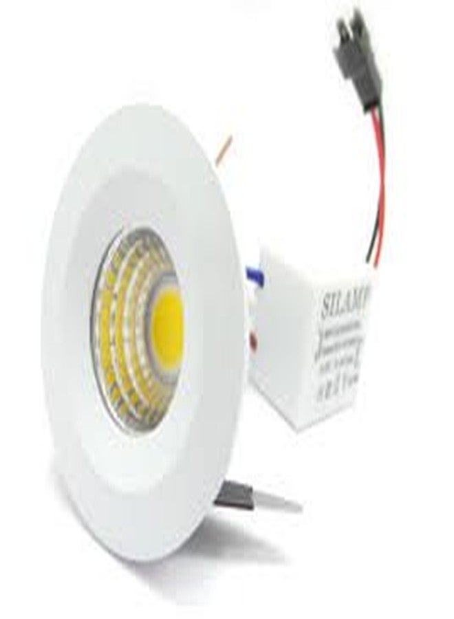 PUFFIN Led 3W Round Panel Ceiling Light, (Warm White, Pack of 3) - Image 3
