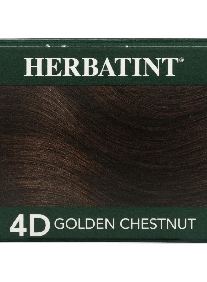 Herbatint Permanent Herbal Hair Color Gel, 4D Golden Chestnut, 170 ml - Image 5