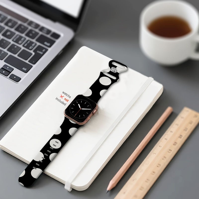 Silicone Strap for Apple Watch 44 45 46 49mm Lightweight Sweatproof Durable Adjustable Multi-Series - Image 4