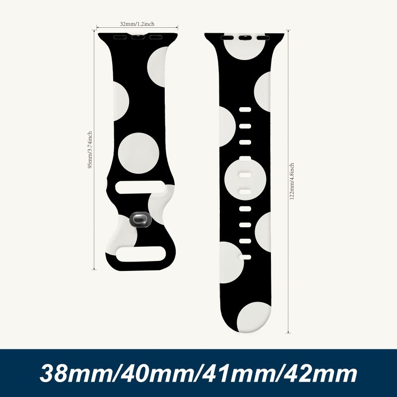 Silicone Strap for Apple Watch 44 45 46 49mm Lightweight Sweatproof Durable Adjustable Multi-Series - Image 5