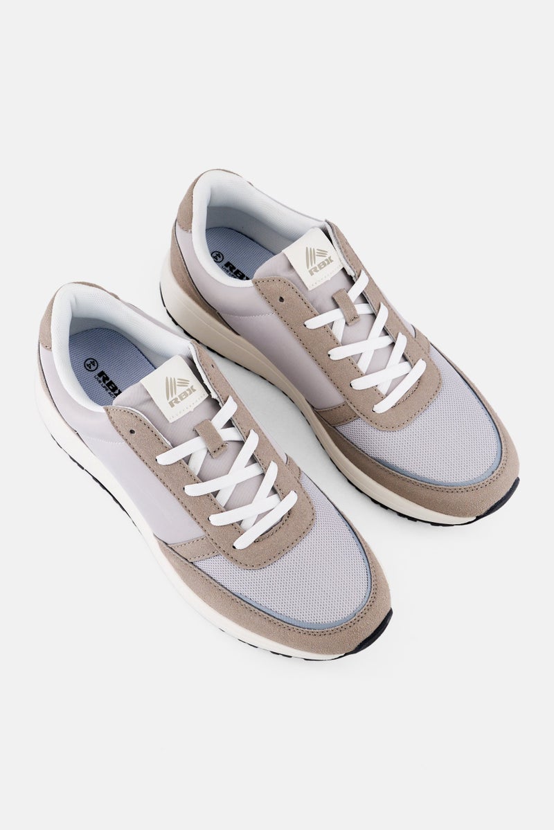 RBX Men Lace Up Running Shoes, Grey - Image 3