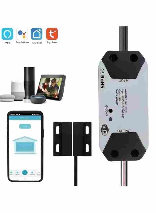 DUNISO مفتاح ذكي، مفتاح RF قاطع دائرة عالمي مؤقت تحكم عن بعد، غلاف مقاوم للاشتعال من PC، يمكنه عرض التحكم عن بعد اللاسلكي في الوقت الحقيقي التحكم الصوتي، يستخدم بالتزامن مع تطبيق جرافيتي - Image 1