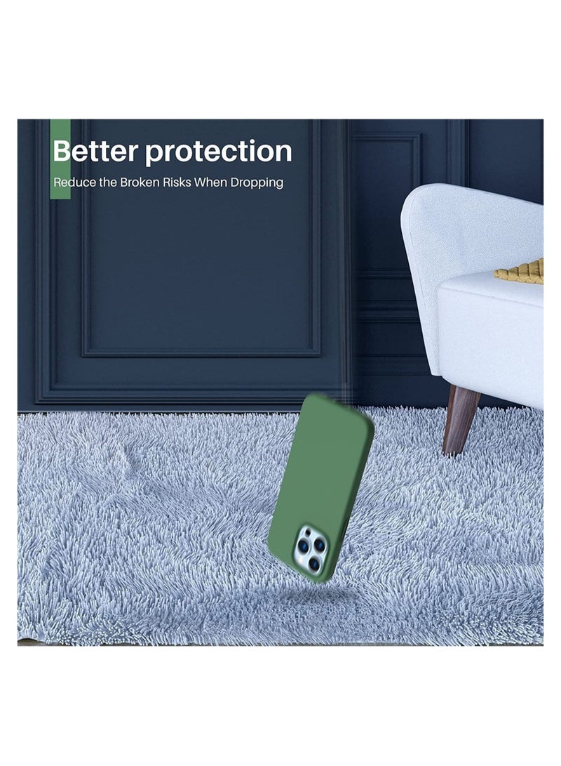 ELTRAZONE Silicone Protective Case Compatible with iPhone 14 Pro Soft Liquid Gel Rubber Cover Shockproof Bumper Anti-Scratch Anti-Fingerprint Anti-Drop Slim Cover for iPhone (for iPhone 14 Pro  ) - Image 4