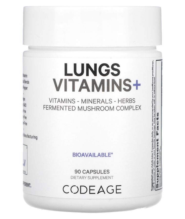 Codeage Lungs Vitamins + 90 Capsules