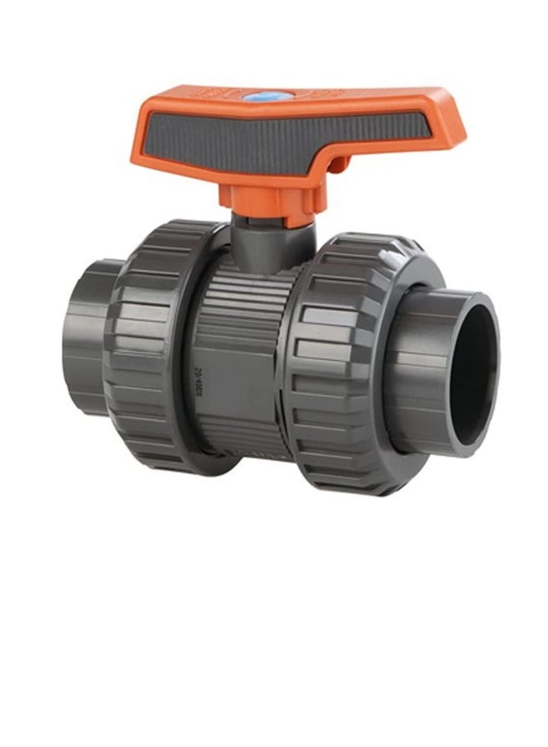 Cepex PVC Heavy Duty Water Supply Pipe Fittings for Swimming Pool, Agriculture, Irrigation & Commercial Plumbing Use (40 MM, Union Ball Valve)  - Image 3