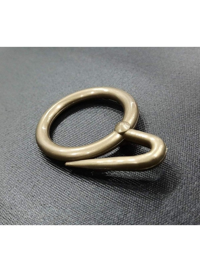 FAPBADRI Plastic Curtain Rings for Windows Curtains, Door Curtains, Bathroom Curtains and Other Multipurpose Usage - Colour: Antique Gold - 100 Pieces - Image 5