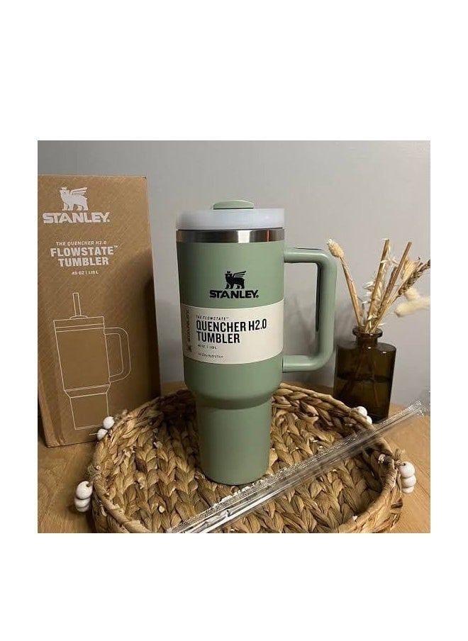 Stanley - H2.0 Flow State Stainless Steel Tumbler with Handle and Straw Lid Insulated Reusable Cup for Water, Coffee, Smoothies & More, Travel Mug, Cupholder Friendly 30 oz - Image 1