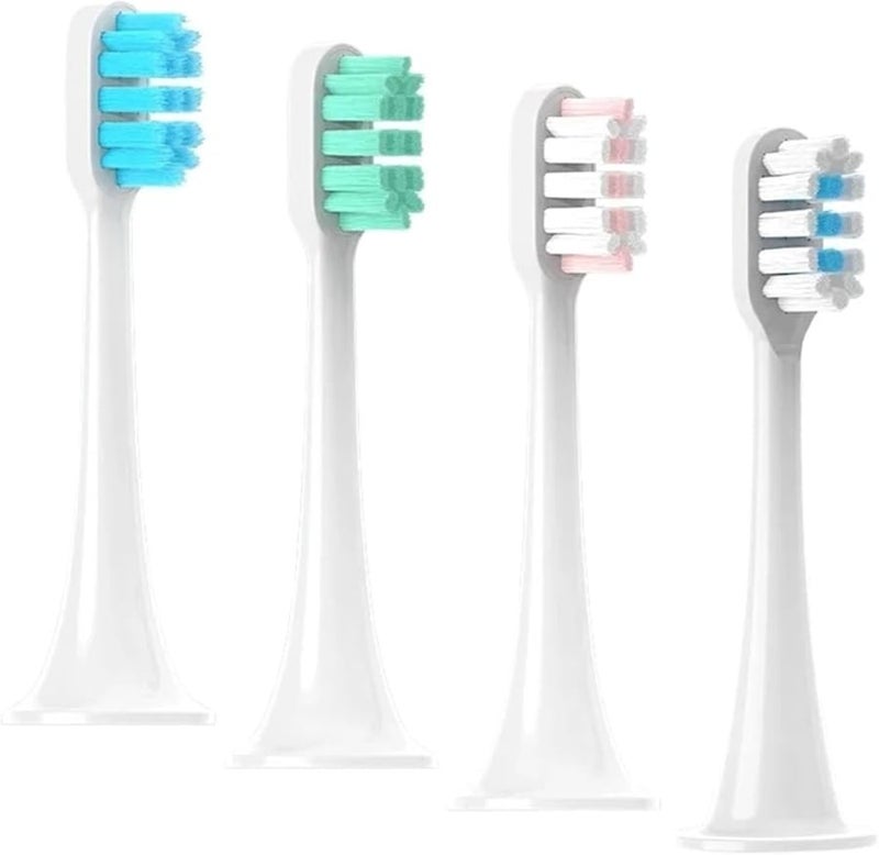 Xiaomi Mijia T300 T500 T700 Sonic Electric Toothbrush Replacement Heads 4 Blue - Image 3