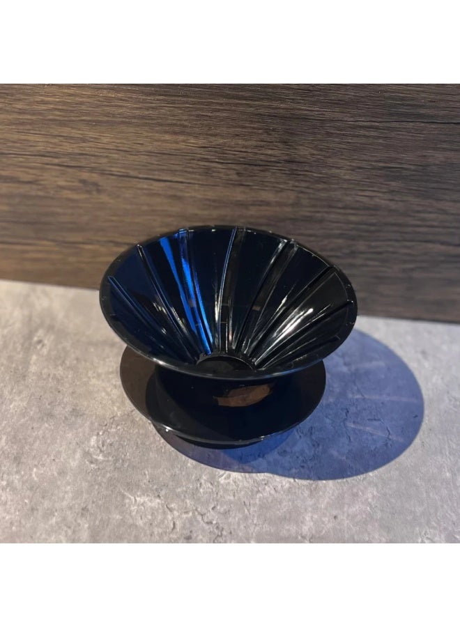 UFO V2 Midnight Dripper - Tritan Coffee Pour-Over Brewer with 80° Interior Angle, Compatible with UFO Type A and Sibarist Filters, BPA-Free, Thermal Stable, Lightweight - Image 4