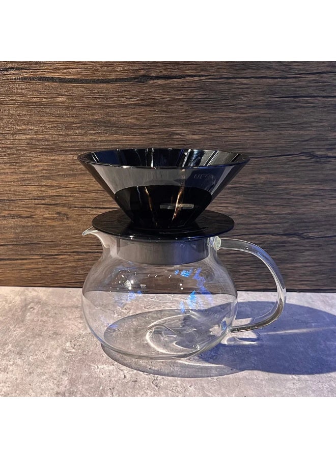 UFO V2 Midnight Dripper - Tritan Coffee Pour-Over Brewer with 80° Interior Angle, Compatible with UFO Type A and Sibarist Filters, BPA-Free, Thermal Stable, Lightweight - Image 3
