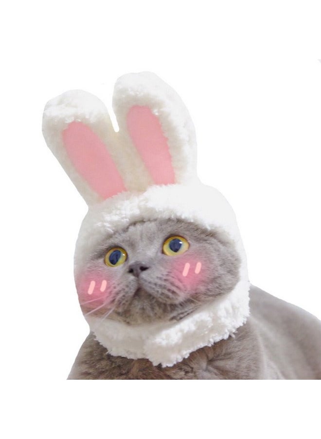 Orgrimmar Orgrimmar Plush Bunny Ears Pet Headband,Rabbit Ear Hat for Cat Small Dogs Party Costume Accessory Headwear  - Image 1