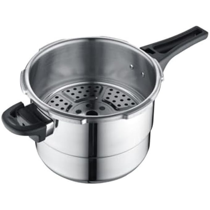 showkah 11L Induction Base Aluminium Alloy Pressure Cooker With Lid Handle  Safety Valve NonStick Cooker Multifunctional Pressure Cooker Cake Maker Steam Cooker PcPc28 11L - Image 5