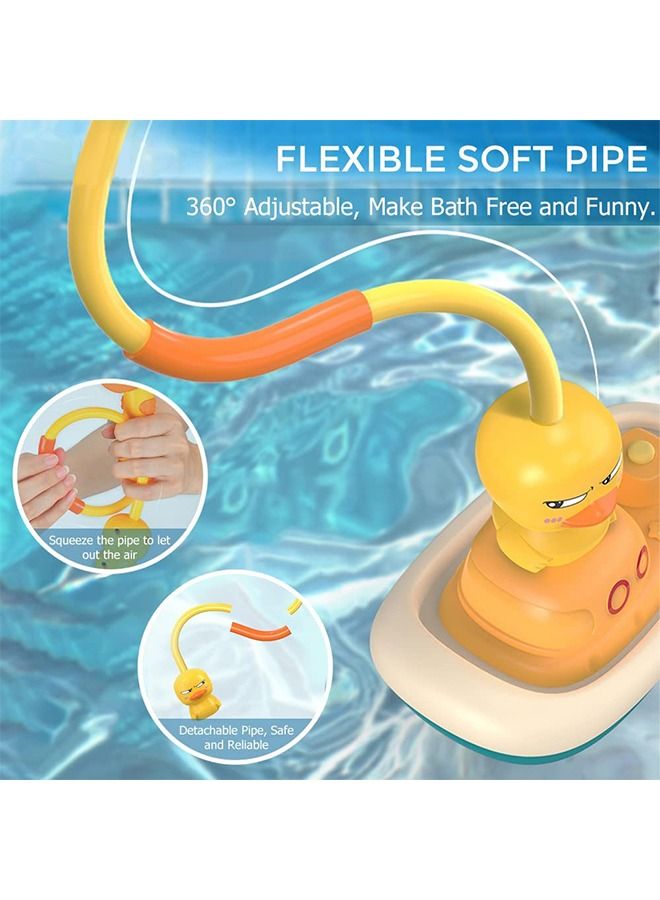 YelaJoy Baby Bath Toy Children's Water Spray Bath Toy Electric Duck Baby Shower Water Toy Ball Bathroom Baby Toy Bath Toy Water Toy - Image 3
