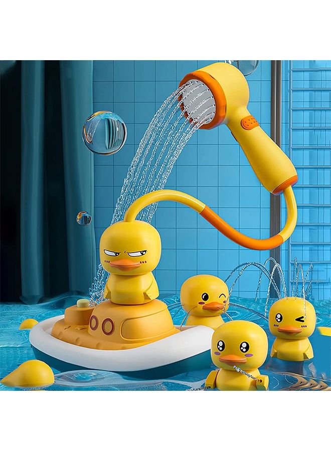 YelaJoy Baby Bath Toy Children's Water Spray Bath Toy Electric Duck Baby Shower Water Toy Ball Bathroom Baby Toy Bath Toy Water Toy - Image 1