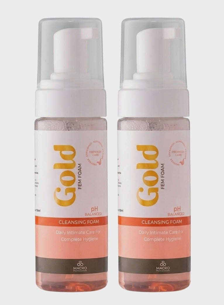 Goldedge Gold Cleansing Fem Foam Lavender 150ml - Pack of 2 - Image 1