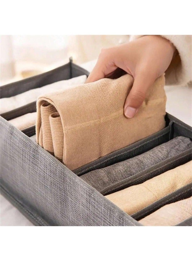 3 pieces of foldable clothes storage organizer of different sizes to organize clothes  - Image 5