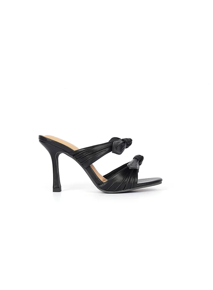 كابلي صنادل نسائية بكعب للحياة اليومية