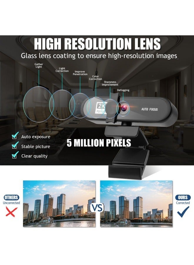 General 2k/4k beauty autofocus computer camera HD network USB live webcam drive-free  - Image 5