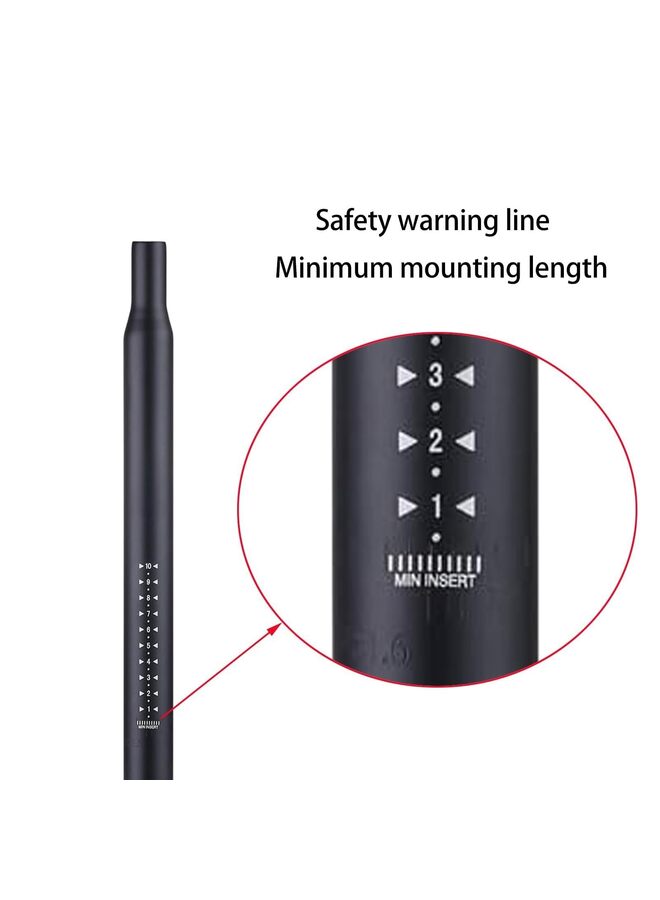 LAMAY 28.6 mm Bike Seatpost, Bike Seat Posts Bike Seat Post Bike Seat Clamp Bicycle Seat Post Aluminum Alloy Bicycle Seat Tube for Mountain Bike and Road Bike (Size : 28.6) - Image 2