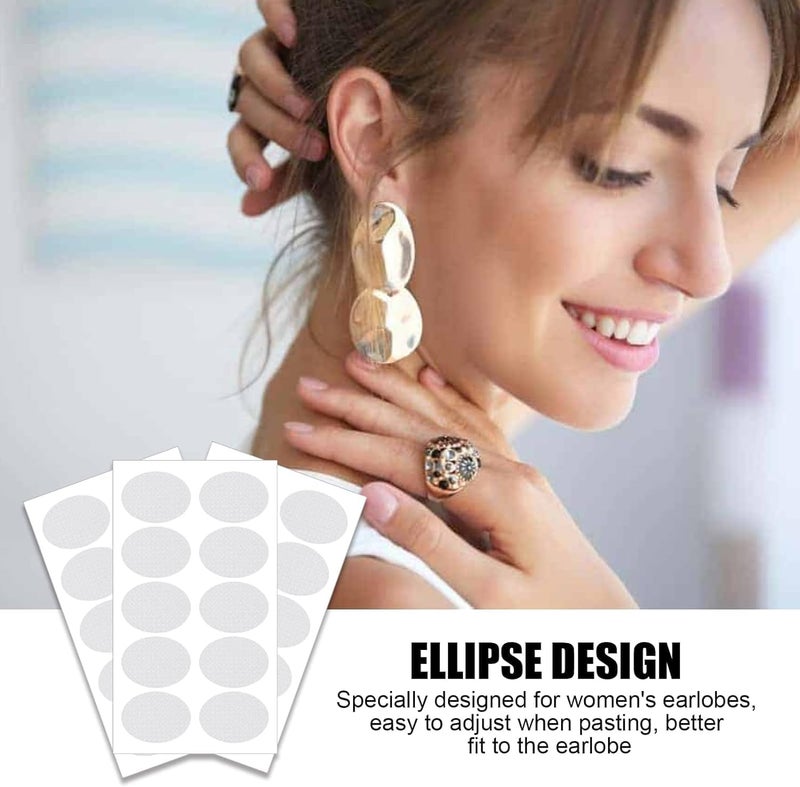 JOICE IMPEX Invisible Ear Lobe Support for Earrings Earlobe Tapes and Stickers Earring Supporter for Heavy Earrings Support Patches Girls & Women(ear lobe) (Pack of 10) - Image 4