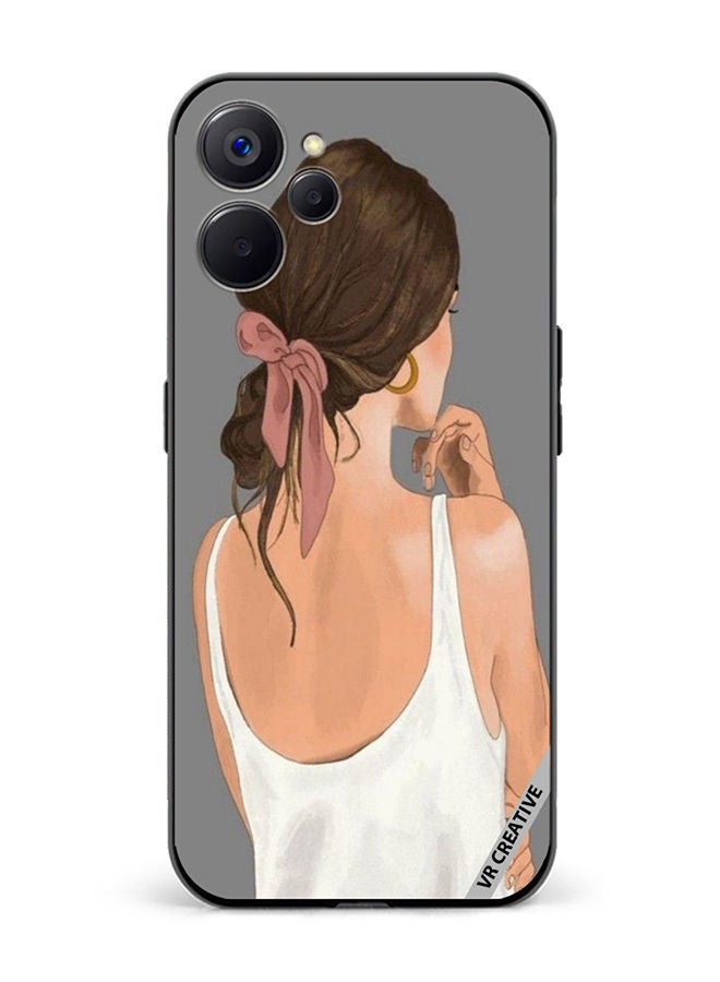 VR CREATIVE Protective Case Cover For Realme 10 5G Girl Design Multicolour - Image 1