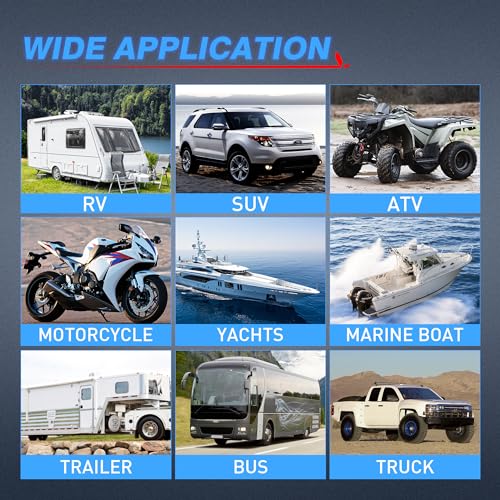 MICTUNING MIC-LSW1 مفتاح راكر مضاء بالليزر 5 دبابيس تشغيل-إيقاف LED 20A 12V، أزرق - Image 4