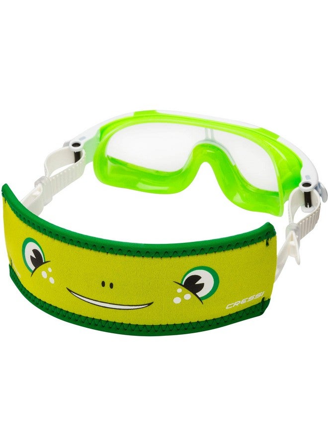 كريسي نظارات السباحة بغطاء حزام من النيوبرين باللون الأخضر - Image 2