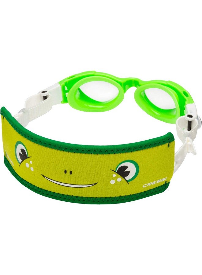 كريسي نظارات السباحة بغطاء حزام من النيوبرين باللون الأخضر - Image 3