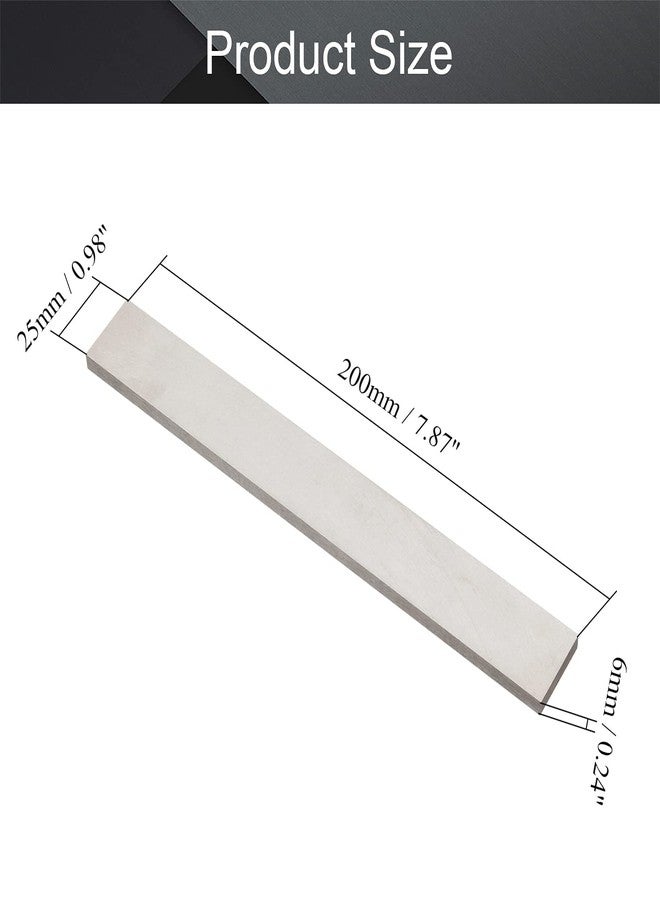 Utoolmart HSS Lathe Tool Bits Bar 6mm x 25mm x 200mm Square Lathe Turning Tool Blanks High Speed Steel Rectangular Fly Cutter Mill Blank 1pcs - Image 2