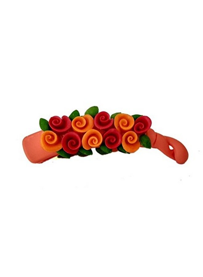 Unique Indian Crafts Unique Indian Craft Banana Hair Clip/Porcelain Dough/Hair Accessories/Hair pins/Wings/for Women/Girls by Unique Indian Craft - Image 1