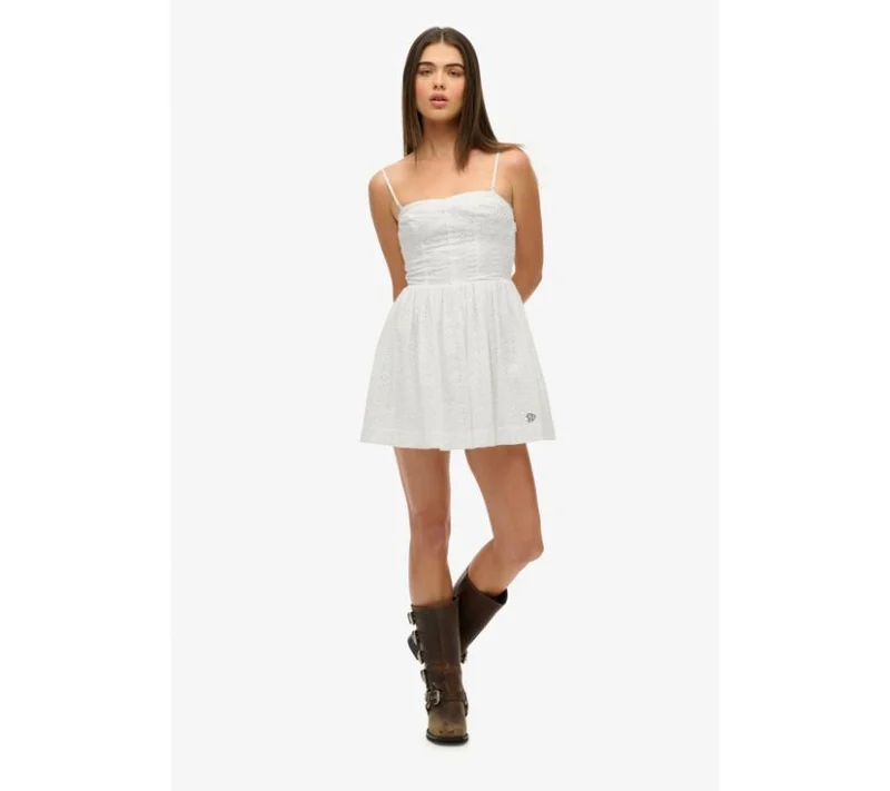 سوبر دراي Broderie Cami Mini Dress