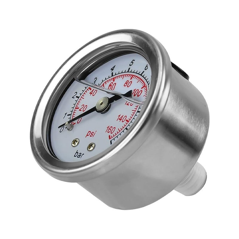 CNPAPC 12-804 Fuel Pressure Regulator Compatible With Holley And Edelbrock Carburetor Parts For 1-4 PSI, 3/8in NPT Port (1-In, 2-Out) Adjustable Fuel Pressure Regulator Carburetor Replace #12804 - Image 2