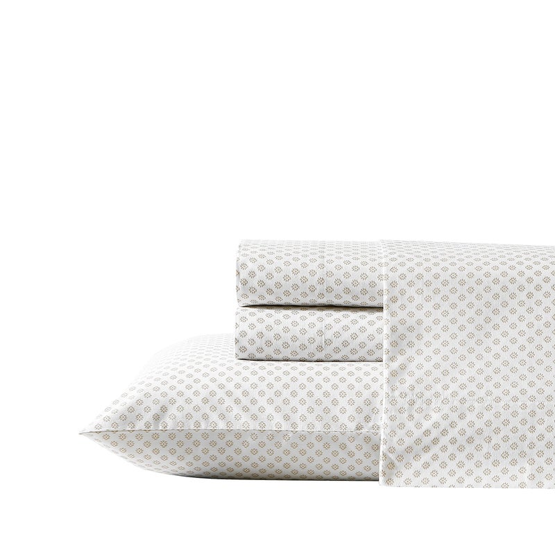 Stone Cottage - Twin Sheets  Cotton Percale Bedding Set  Crisp & Cool Home Decor (Millstone  Twin) - Image 2