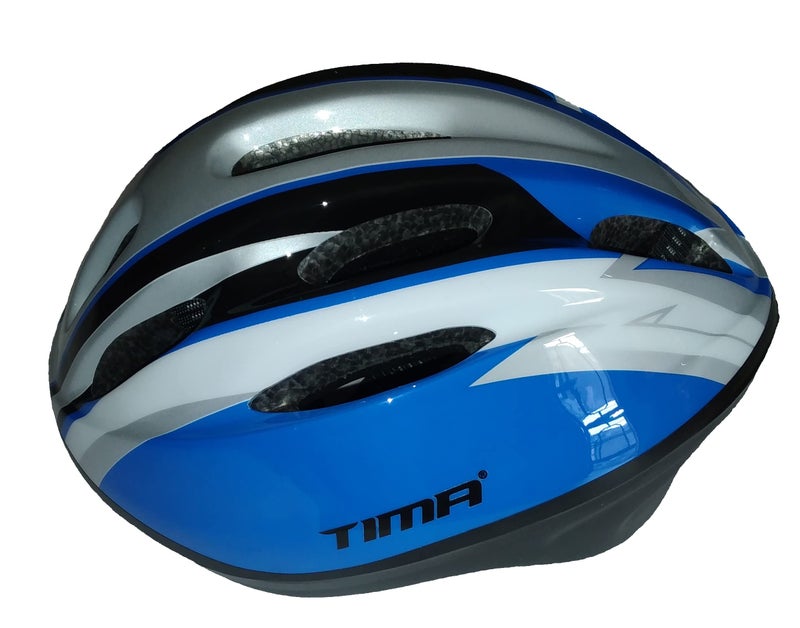 Tima Cycling Skating Helmet with Thick Extended Polyestern (EPS) Plastic Sports Head Protector Lightweight for Adults - Unisex Bicycle Helmets for Women and Men (Large, Blue) - Image 5