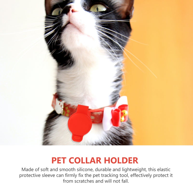 1Pc Protective Case Pet Collar Clamps Protector Compatible with Apple - Image 4
