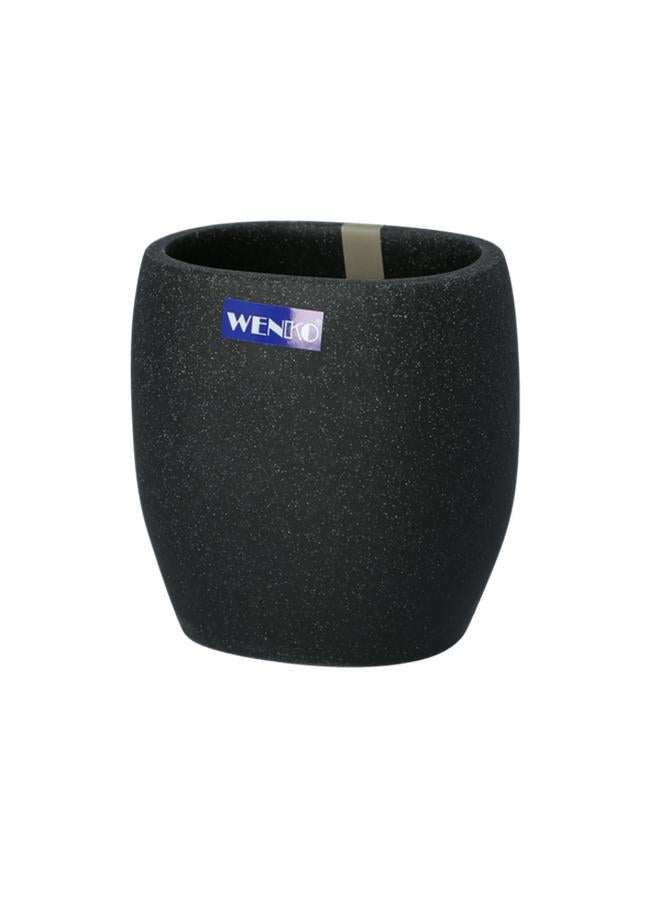 Wenko Puro Durable Polyresin Toothbrush Holder Tumbler Anthracite 22023100 - Image 3