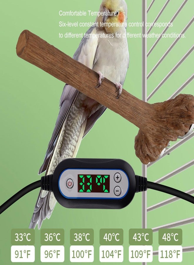 Haofy Heated Bird Perch for Parrots, Birds, Hamsters - 5W Multifunctional Stand with Constant Temperature Control and Energy Efficiency - Image 3