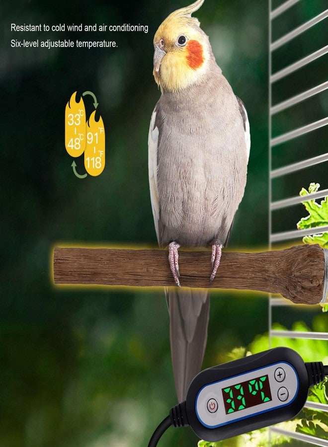 Haofy Heated Bird Perch for Parrots, Birds, Hamsters - 5W Multifunctional Stand with Constant Temperature Control and Energy Efficiency - Image 2