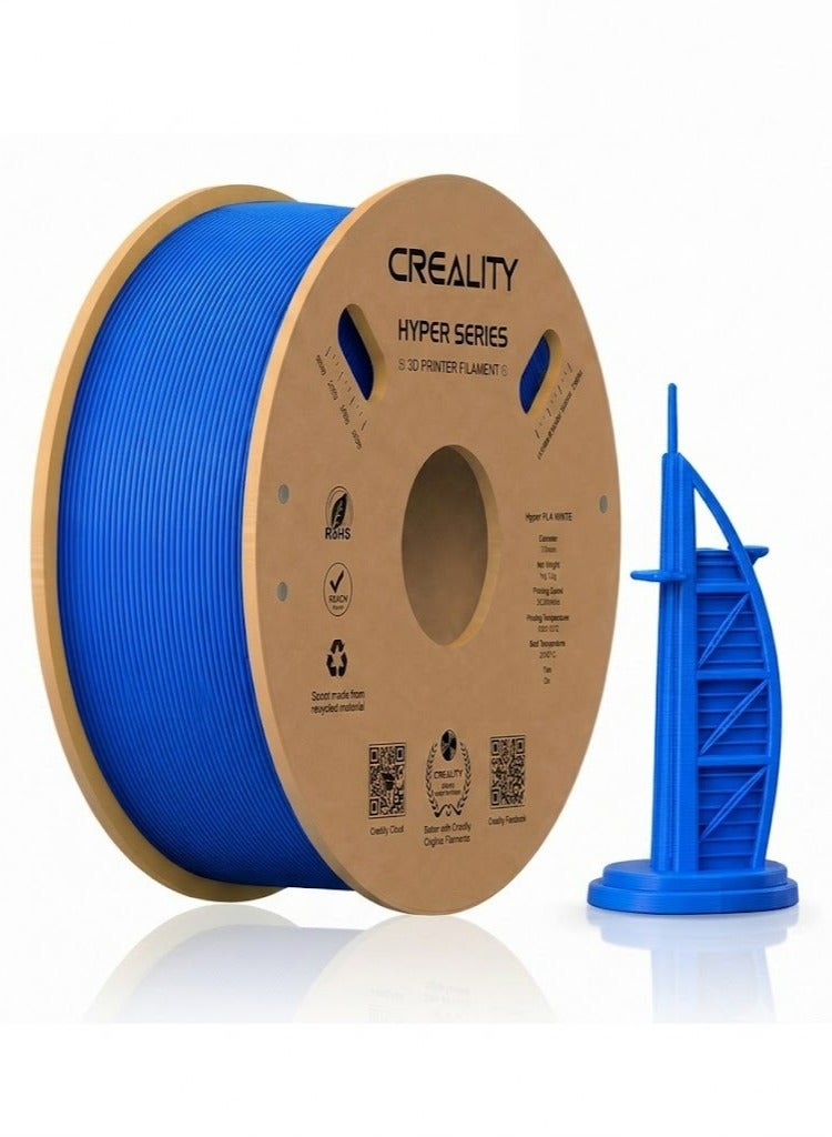 Creality 3D Official Creality Hyper PLA Filament 1.75mm, High Speed PLA 30-600mm/s 3D Printer Filament, Dimensional Accuracy +/-0.02mm, Fit Most FDM 3D Printers, 1KG(2.2lbs) Spool Hyper PLA- - Image 1
