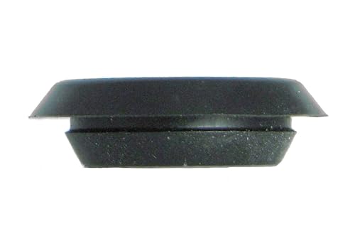 Caplugs – BPF Series – Button Plugs with Flush-Type Heads, Assorted 40 Pack, 10 Each of 1-1/4", 1-1/2", 1-3/4", 2", PE-LD, Black, to Fit Hole Sizes 1.25” – 2.01”, Sheet Metal Hole Plugs - Image 1