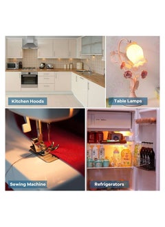 Y&D E14 LED Light Bulbs, T16 1W Vintage Edison Screw Bulb Tubular Night Mini Warm White 2200K Amber 10W Equivalent for Sewing Machine Refrigerator, Non-dimmable (Mini 5Pcs)  - Image 2