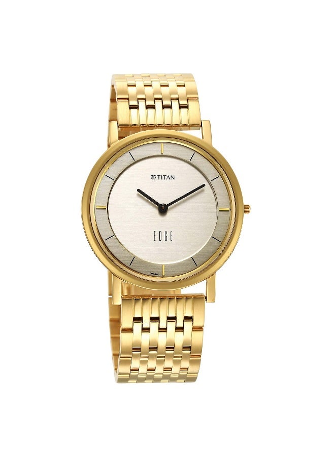 تيتان Titan White Dial Stainless Steel Strap Watch Men 1595Ym01 - Image 2