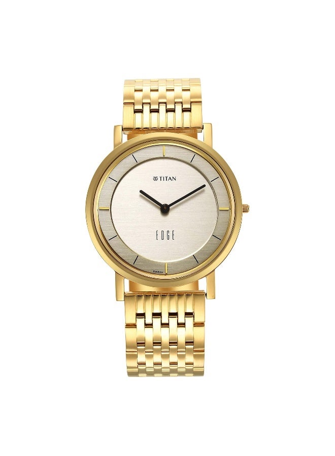 تيتان Titan White Dial Stainless Steel Strap Watch Men 1595Ym01 - Image 1