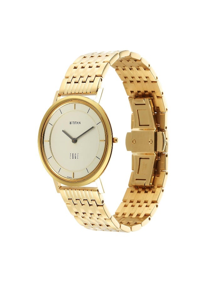 تيتان Titan White Dial Stainless Steel Strap Watch Men 1595Ym01 - Image 3