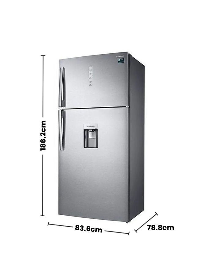 Samsung 850L Gross/620L Net Capacity Top Mount Refrigerator Twin Cooling Plus Freezer with Digital Inverter Technology, Indoor LED Lighting (RT62K7158SL) RT85K7158SL Silver - Image 2