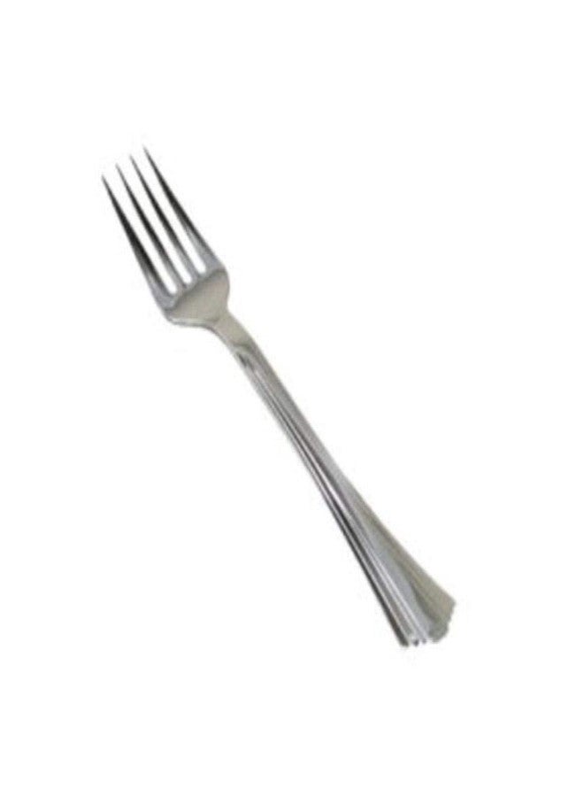 Reflections Petites Plastic Tasting Fork, 4.2-Inch Length, Silver (400-Count)