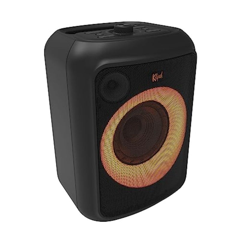 مكبر صوت Klipsch GIG XL Party مزود بميكروفون للمناسبات الخارجية، وجسم بلاستيكي ABS متين، ولمسة نهائية سوداء، وقوة ذروة 100 وات ومدخل ميكروفون مدمج - Image 2